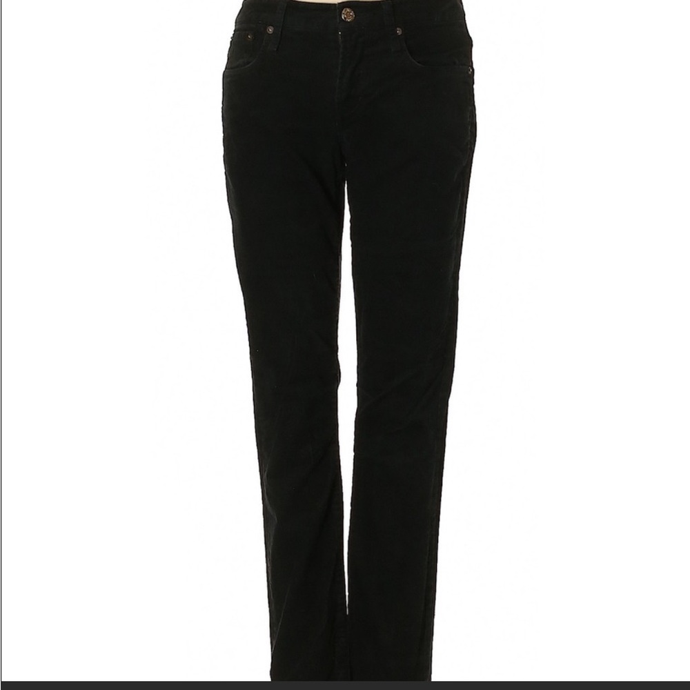 Helmet Lang Black Corduroy Skinny Pants Size 28